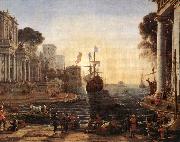Claude Lorrain Ulysses Returns Chryseis to her Father vgh oil painting on canvas